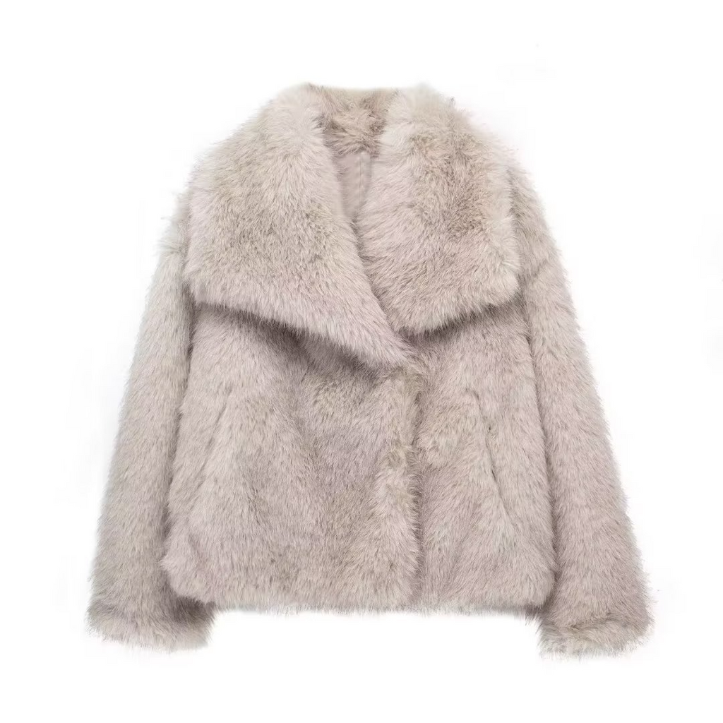 Women's Faux Fox Fur Coat – Luxurious Warmth, Zero Compromise
