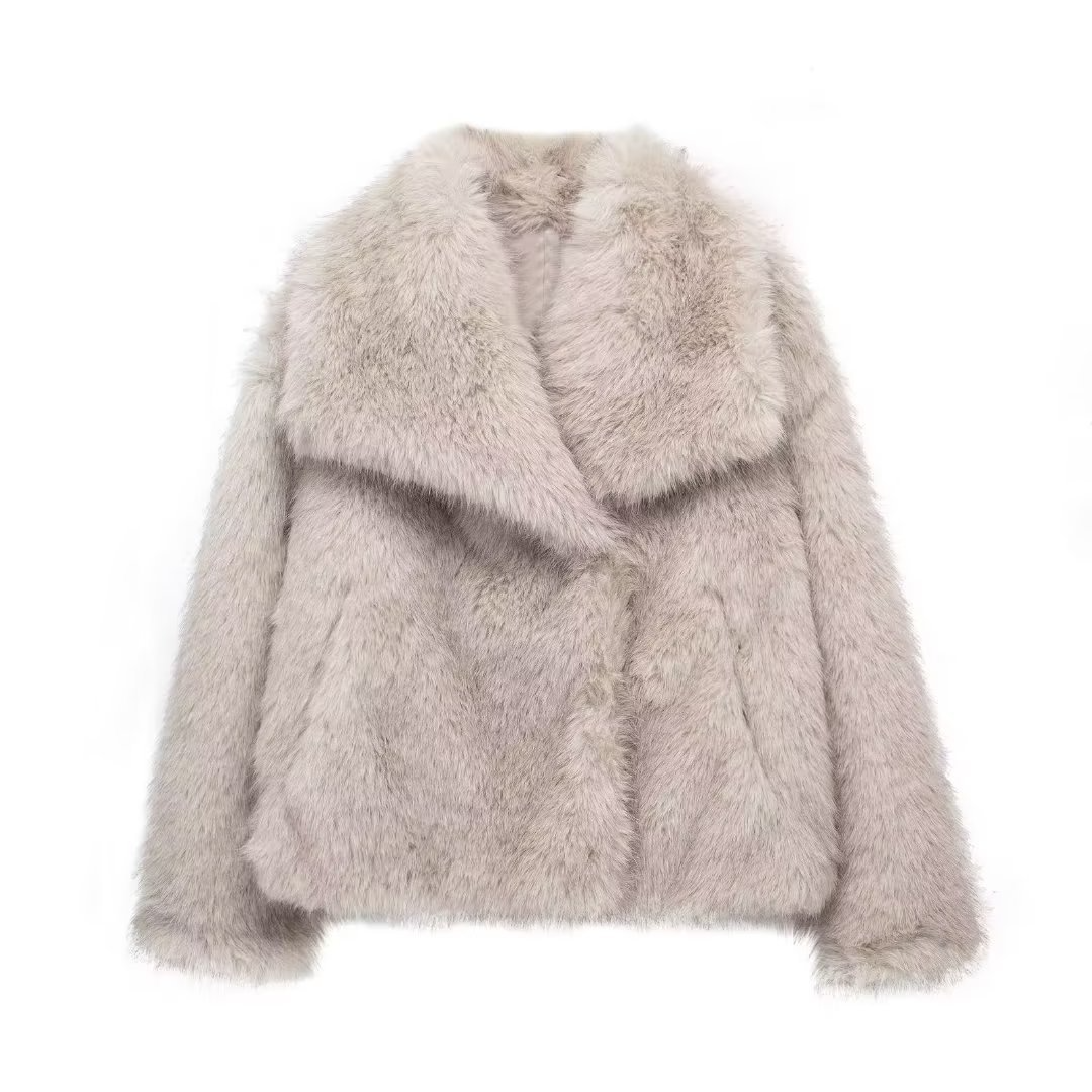 Women's Faux Fox Fur Coat – Luxurious Warmth, Zero Compromise