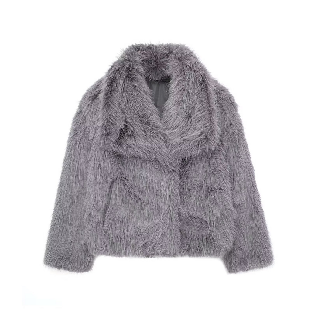 Women's Faux Fox Fur Coat – Luxurious Warmth, Zero Compromise