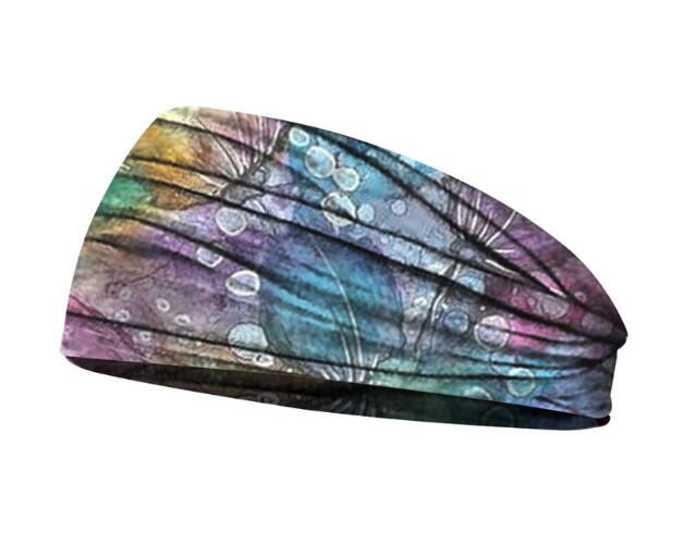 Floral Silk Yoga Hair Band