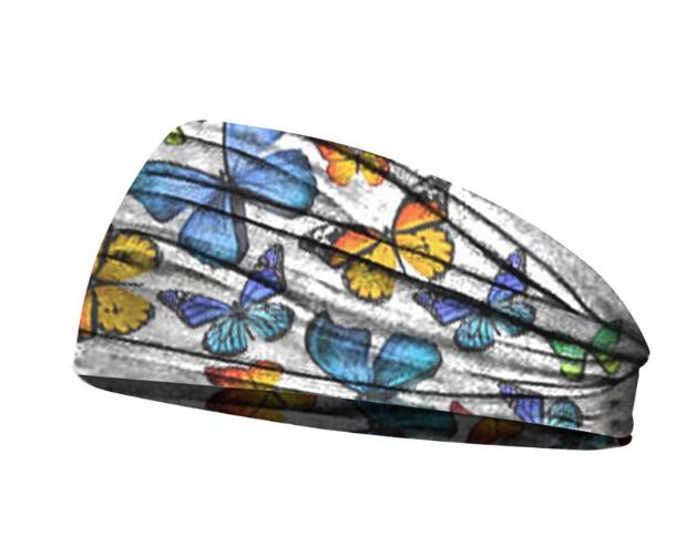 Floral Silk Yoga Hair Band